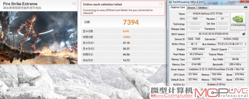 GTX Titan SLI的理论图形测试成绩非常惊人
